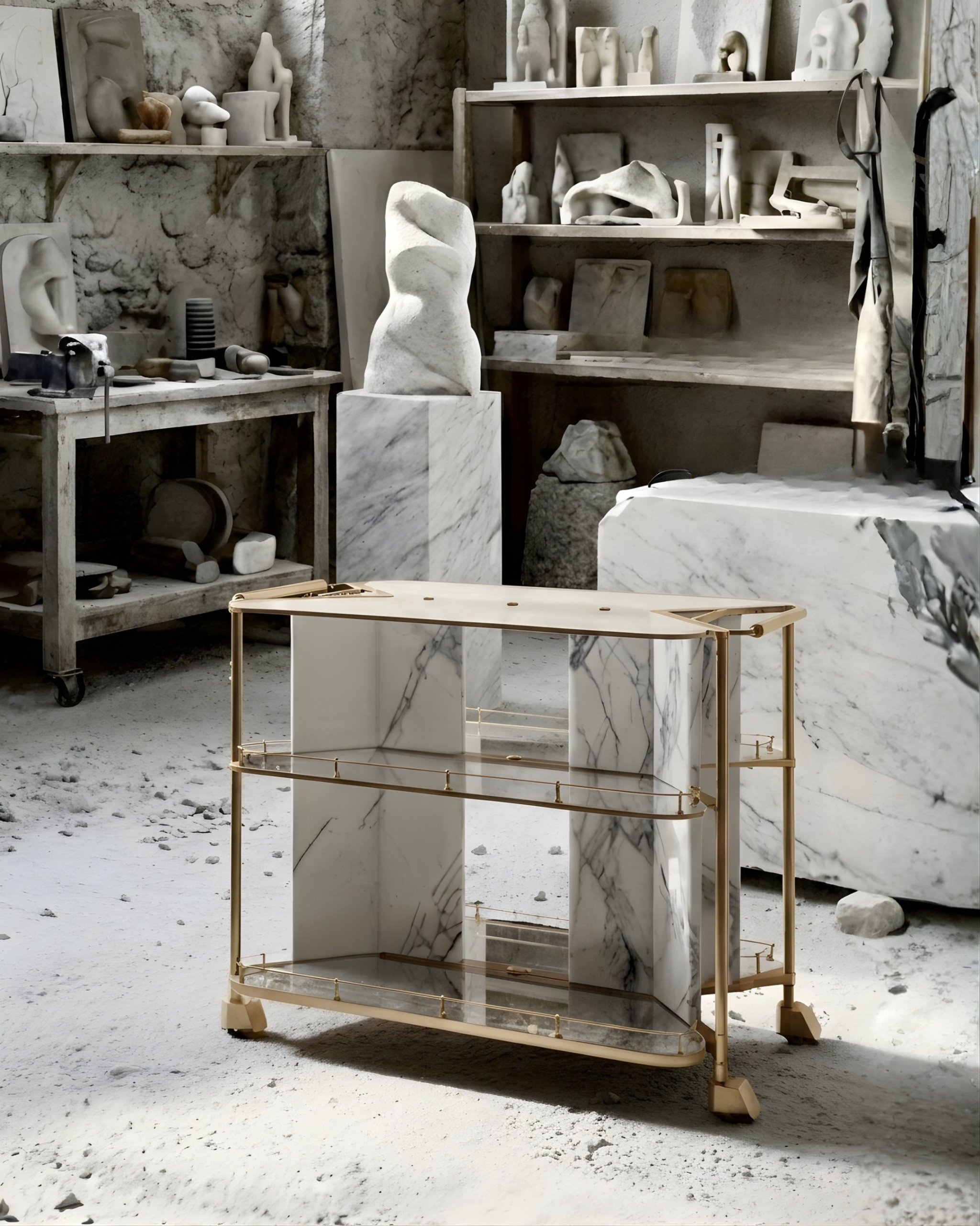 Editions 4 Savoy Serving Cart